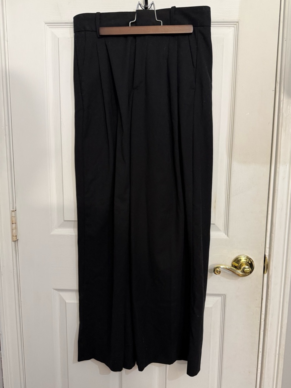Banana Republic Black Pleated Dress Pants
